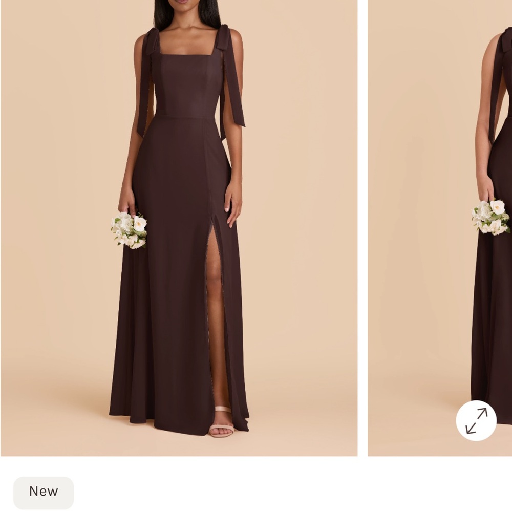 Birdy Grey Chocolate Brown Sleeveless Gown